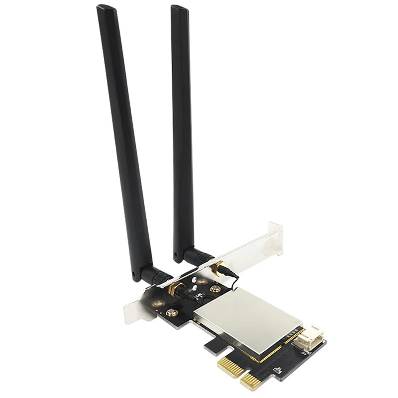 

2X PCIE Wifi Card Adapter Bluetooth Dual Band Wireless Network Card Repetidor Adaptador For PC Desktop Wi-Fi Antenna M.2