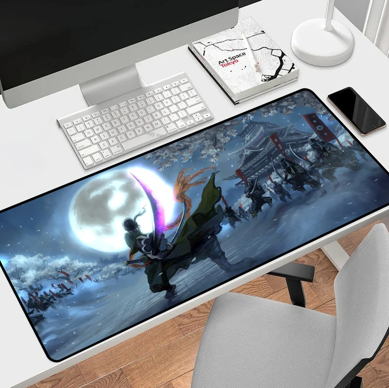 

Samurai Office Accessories Mouse Carpet Xxl Pad Mause Desktop Mats Mat Desk Pads Gaming Anime Large Mousepad Gamer Computer Game