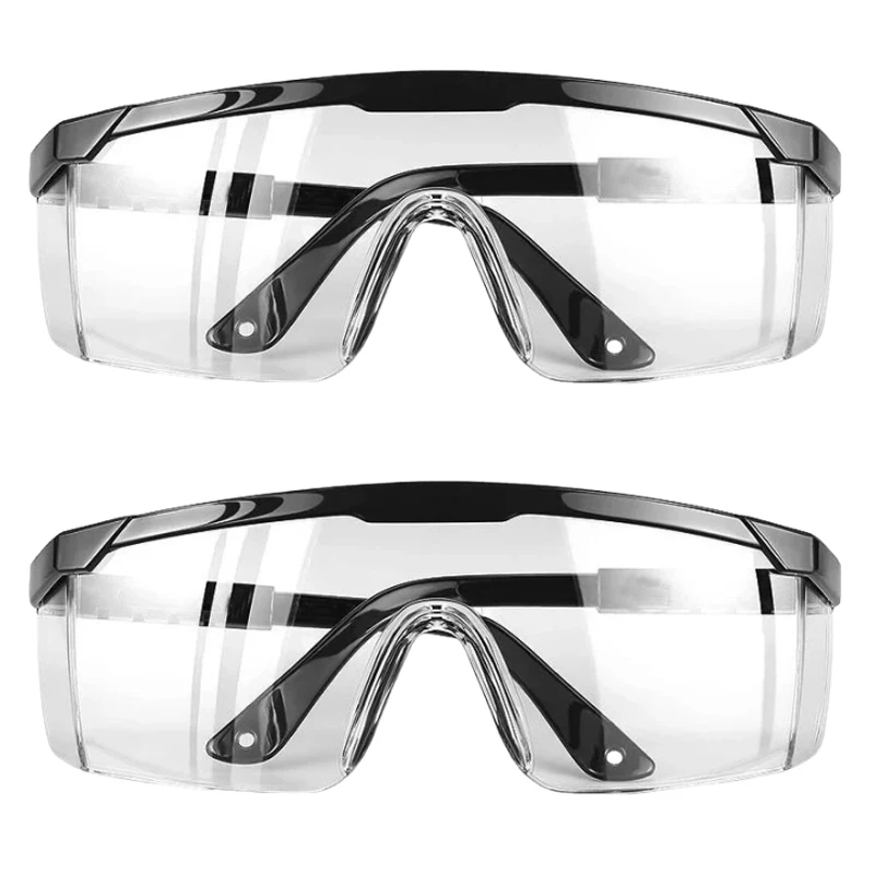 1/2 шт., лабораторные очки с защитой от брызг, рабочие защитные очки, защитные промышленные ветрозащитные пылезащитные очки, велосипедные очки