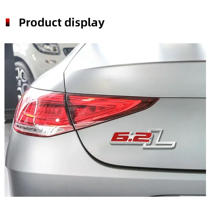 3D наклейки на автомобиль эмблема 6 2 л логотип для Ford F150 Hummer H2 Chevrolet C7 Camaro Mercedes Dodge