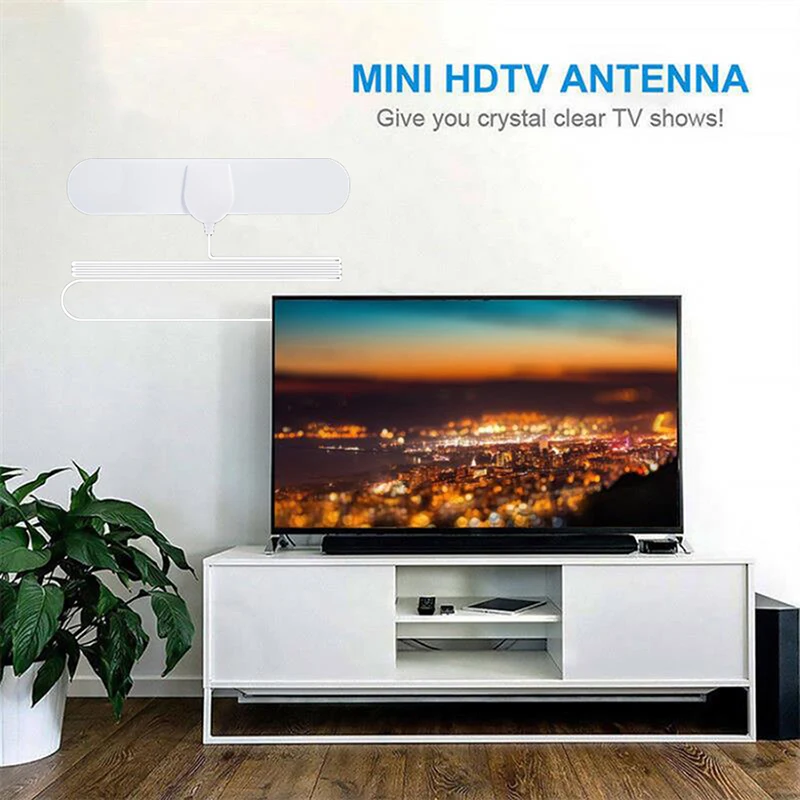 TV Digital HD Indoor Aerial Indoor Digital Antenna Brand New 1080p Antenna Home Hotel