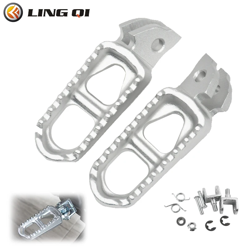 

LINGQI Modified Light Bee X Original Foot Pegs CNC Aluminum Alloy Footpegs Pedals Fit For Surron Electronic Dirt Pit Bike