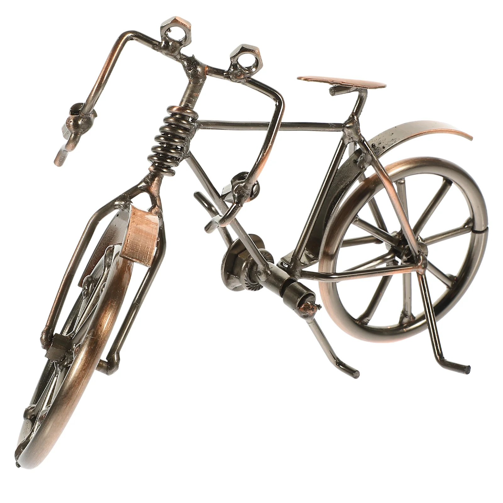 

Офисная настольная ретро-модель велосипеда, миниатюрная модель велосипеда с орнаментом, Минималистичная железная модель велосипеда, минивелосипед