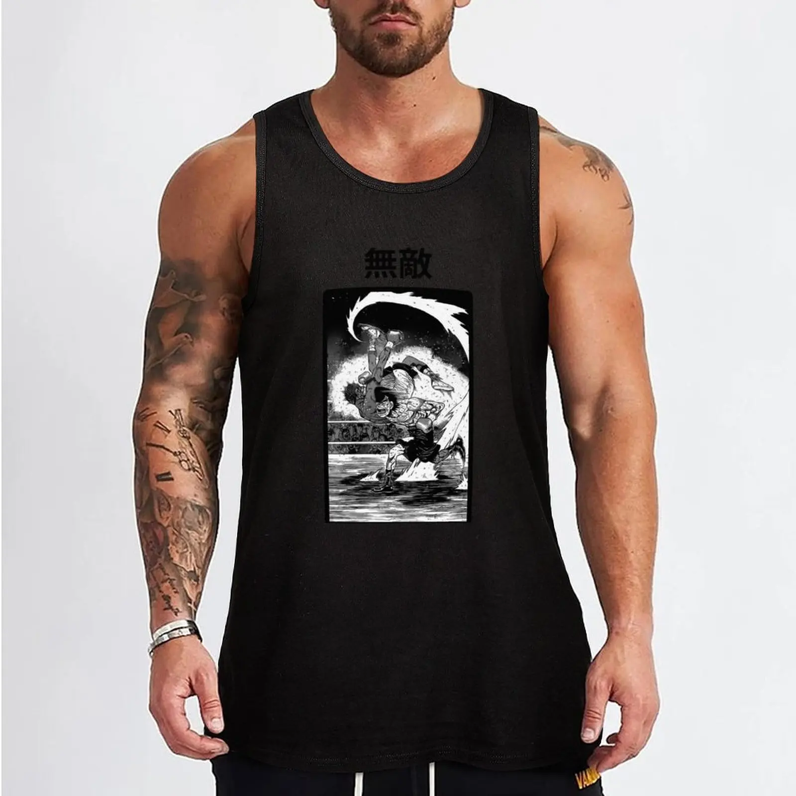 MAMORU TAKAMURA - HAJIME NO IPPO Майка Жилет спортивные рубашки без рукавов мужская спортивная