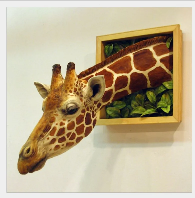 

3D фоторамка Жираф креативный Подвесной Настенный декор реквизит