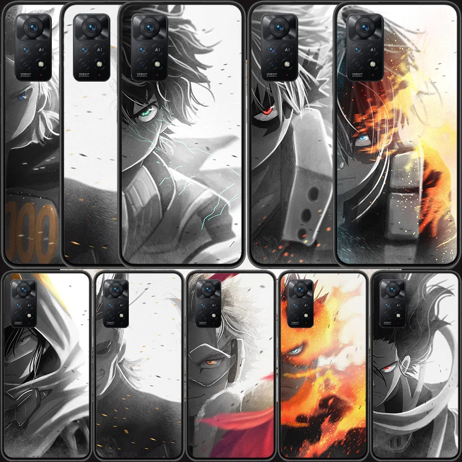 

New My Hero Academia Cool Phone Case For Xiaomi Redmi K40 Pro 10 Prime 10A 10C 10X 9 9A 9C 9T 8 8A 7 7A 6 6A S2 K30 K20 Cover Sh