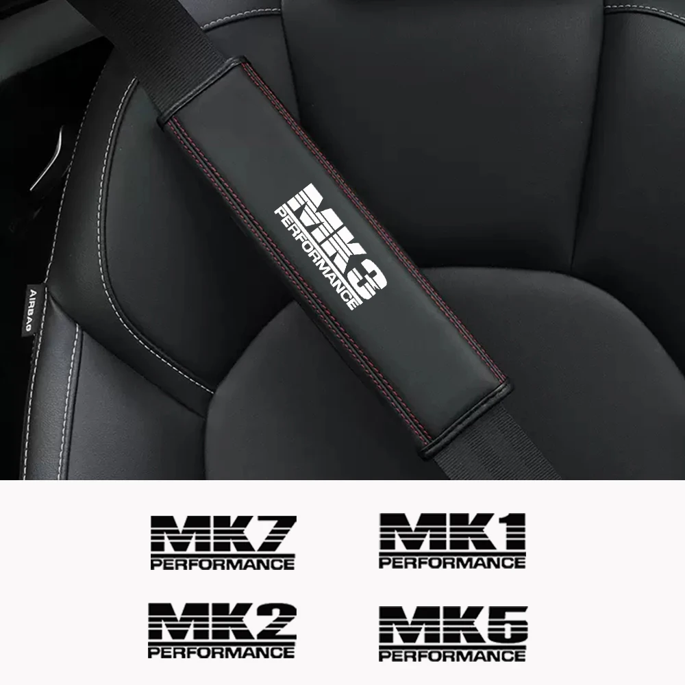 

for Volkswagen VW MK1 MK2 MK3 MK5 MK6 MK7 MK8 Car Seat Belt Safety Cover Shoulder Strap Pad Shoulder Protector Auto Accessories