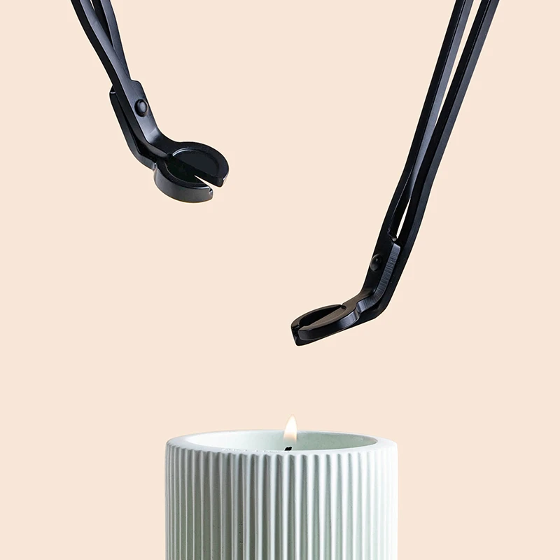 18 см свеча из нержавеющей стали триммер для фитилей Candlewick матовая черная