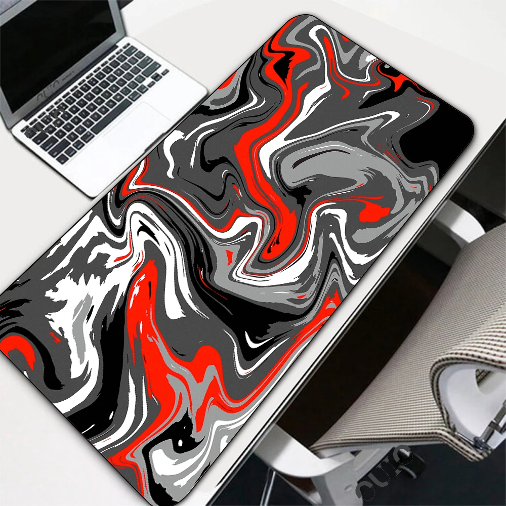 

Large Gaming Mousepad Art Strata Liquid Mouse Pad Compute Mouse Mat Gamer Stitching Desk Mat XXL for PC Keyboard Mouse Carpet