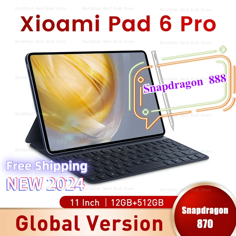 

Планшет Android Pad 6 Pro, 12 Гб + 512 ГБ, Snapdragon 870
