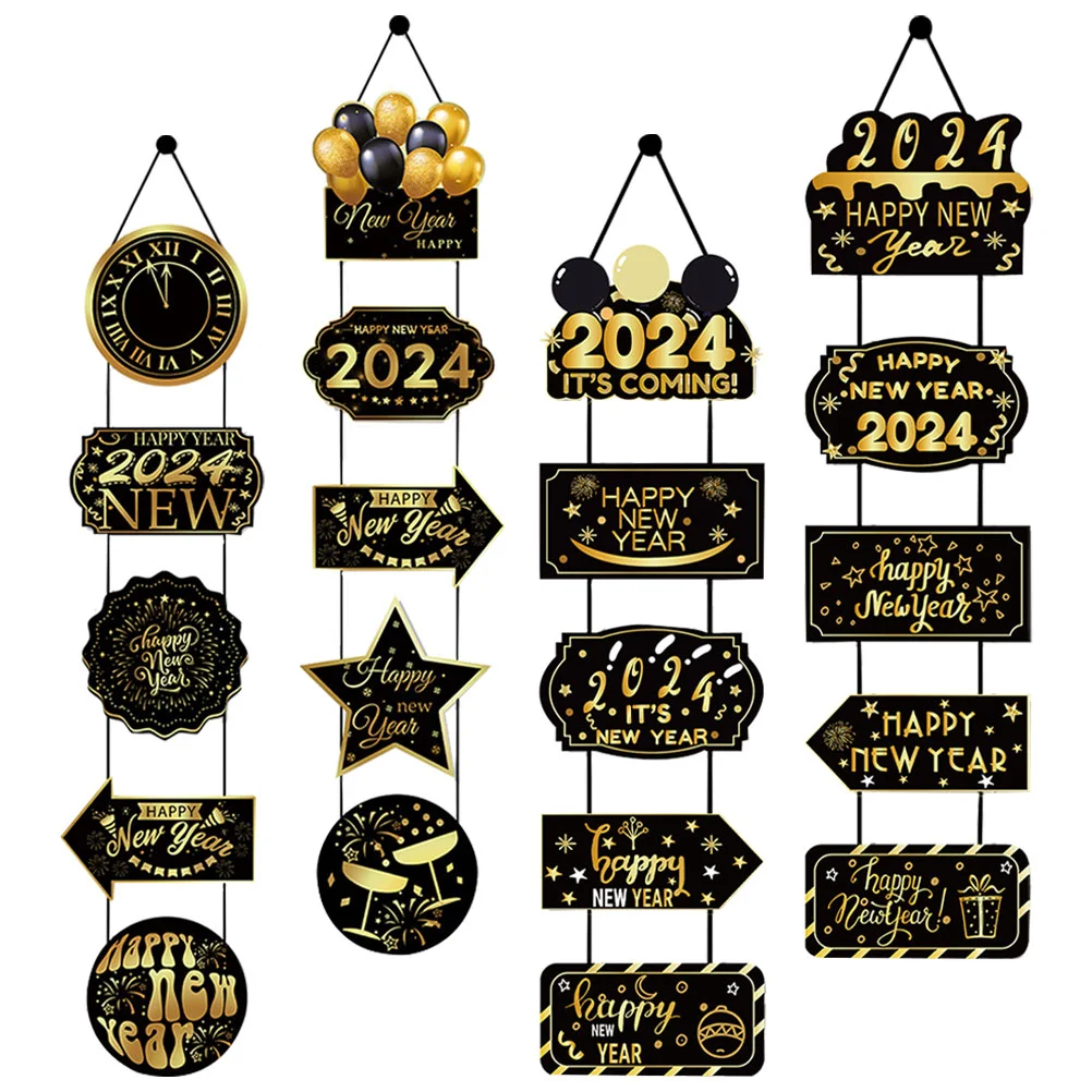 

New Year Porch Couplet Festival Door Banners Hanging Couplet Decorations New Year Home Bedroom Door Hanging Banner