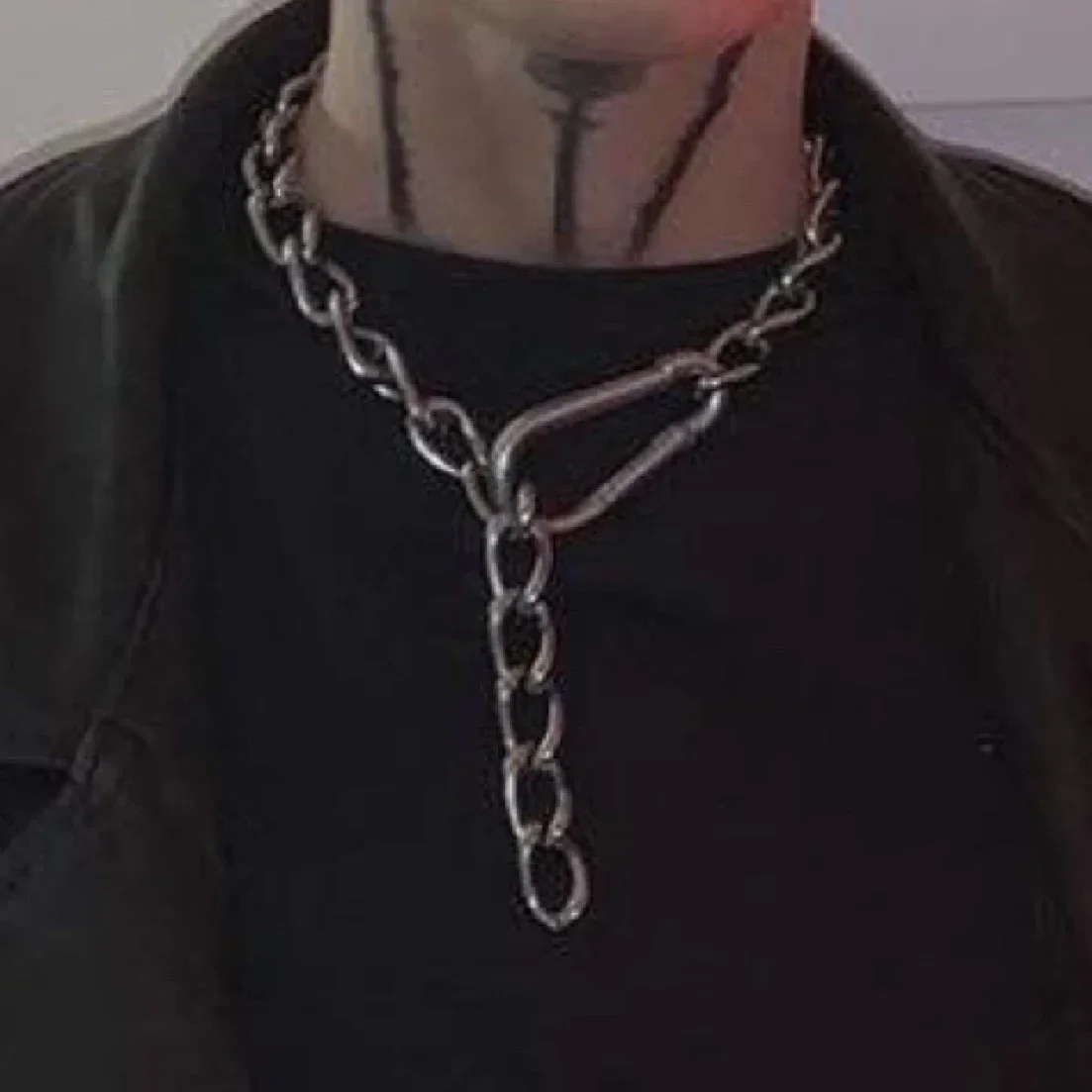 Ожерелье Неправильной геометрической формы в стиле панк/хип-хоп для женщин и