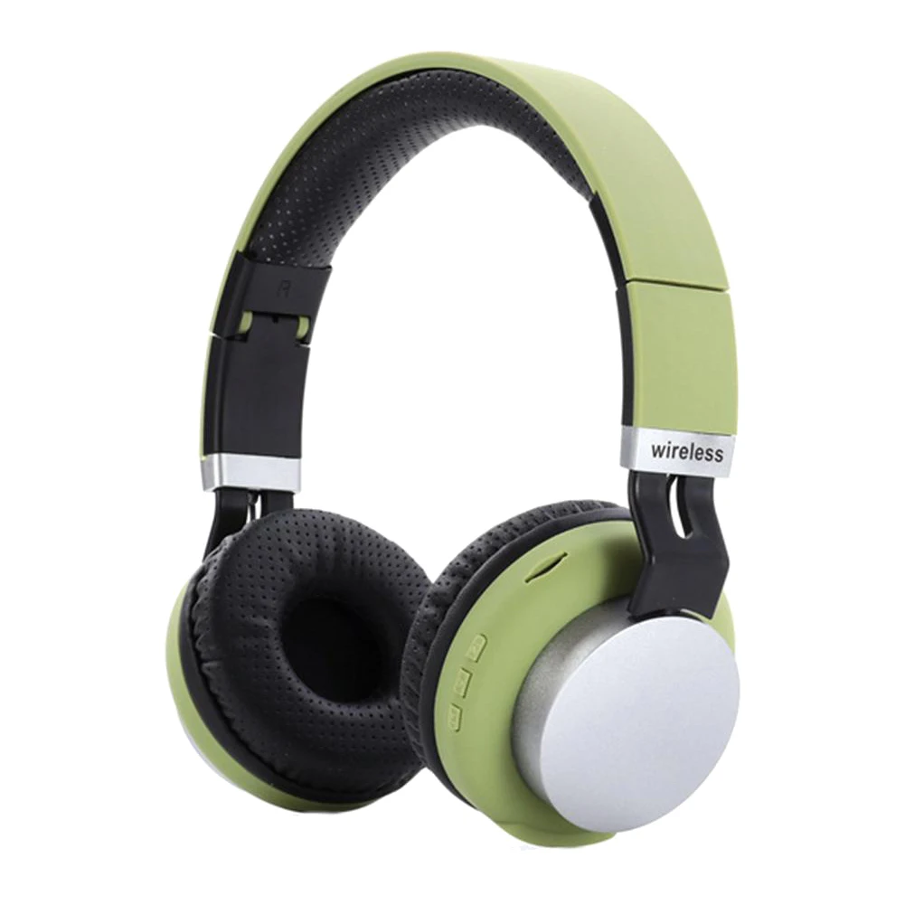 

Складные Bluetooth наушники MH8, беспроводные наушники, радио, стерео, спортивные наушники с микрофоном (зеленый)