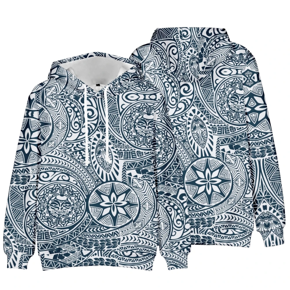 

Y2K Hawaiian Pattern Hoodies 2022 Winter New Grunge Long Sleeve Sweatshirt Casual Hooded Jacket Streetwear 7
