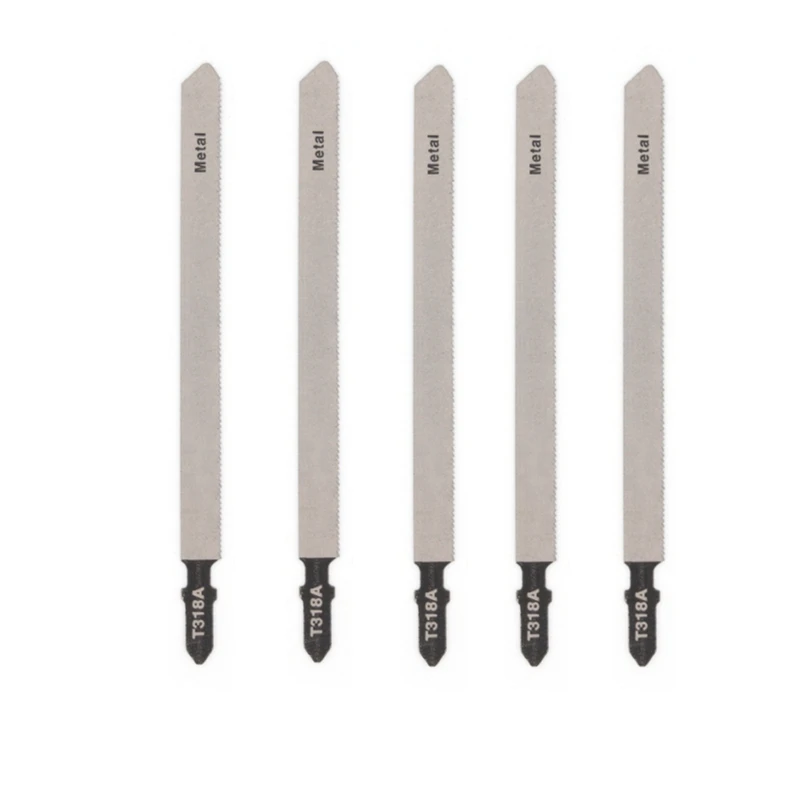 Лезвия для сабельной пилы T318A, Т-образный хвостовик 21Tpi, длина 132 мм, для резки листового металла, быстрорежущая сталь, лезвие для электроинструмента, лезвие для резки дерева и ПВХ Лезвия для сабельной пилы T318A, Т-образный хвостовик 21Tpi, длина 132 мм, для резки листового металла, быстрорежущая сталь, лезвие для электроинструмента, лезвие для резки дерева и ПВХ