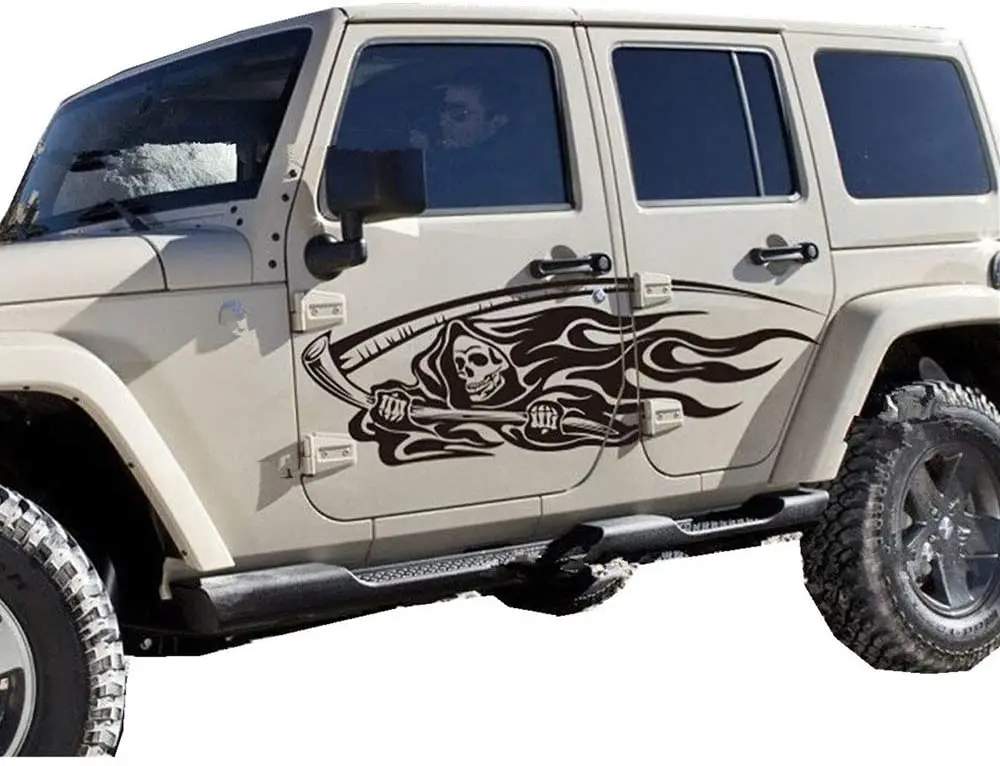 

Автомобильная наклейка GiftCity, 1 комплект, наклейка Grim Reaper, наклейки для кузова автомобиля, универсальные виниловые автомобильные наклейки (ч...