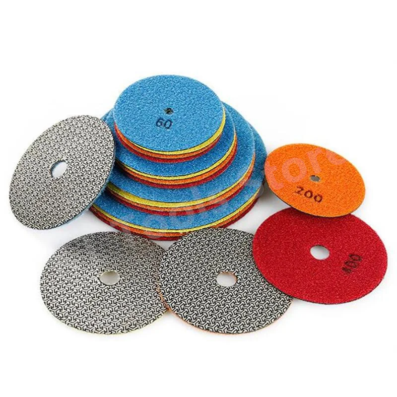 

2 "/3"/4"/5 "/6" гальваническая алмазная полировальная подушечка, шлифовальный диск, обрезка фаски, мраморная плитка, плита, стекло, камень, шлифовка кромок