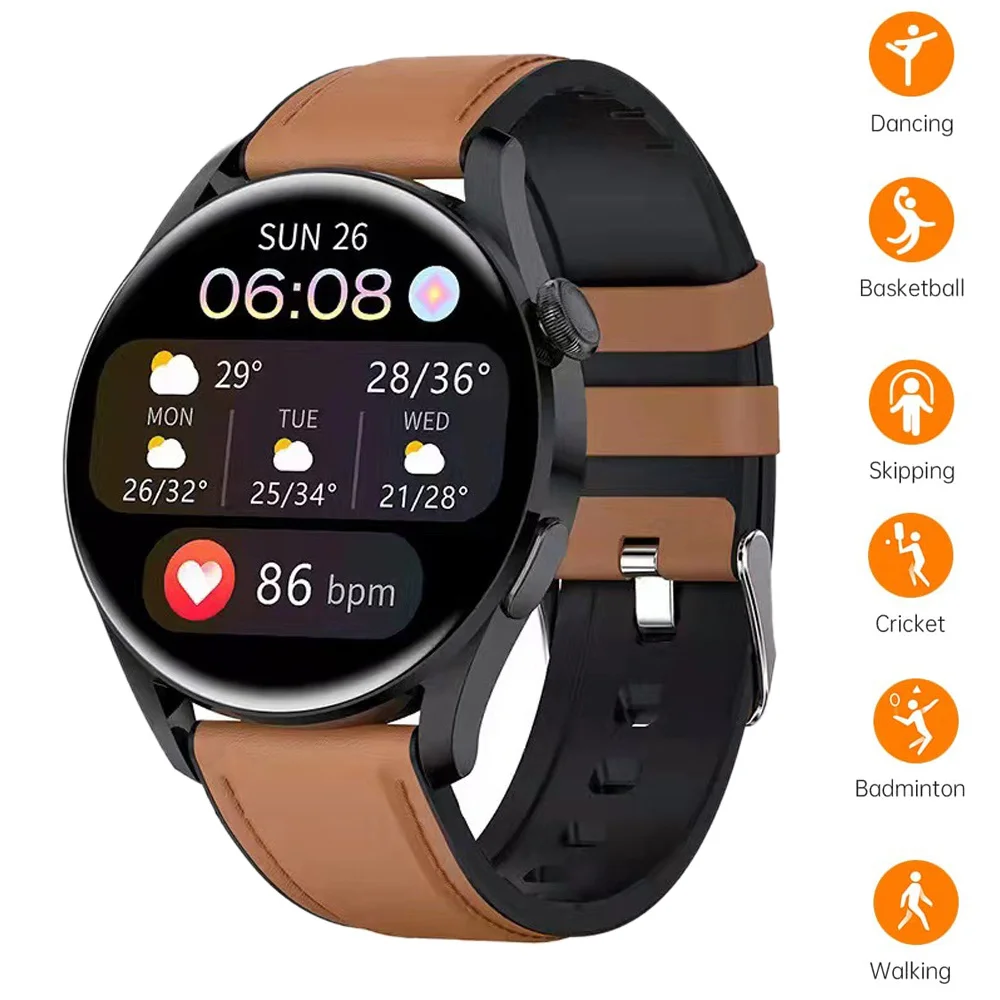 

2023 Smart Watch Pedometer Caller ID Blood Pressure and Heart Rate Monitoring Sport Men Fitness Tracker Digital Wristwatch Best