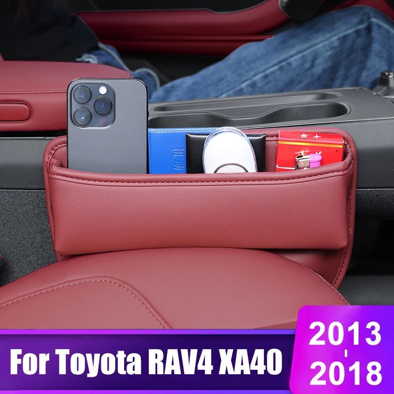 

For Toyota RAV4 XA40 2013 2014 2015 2016 2017 2018 Car Console Side Seat Gap Filler Front Seat Organizer Holder Accessories