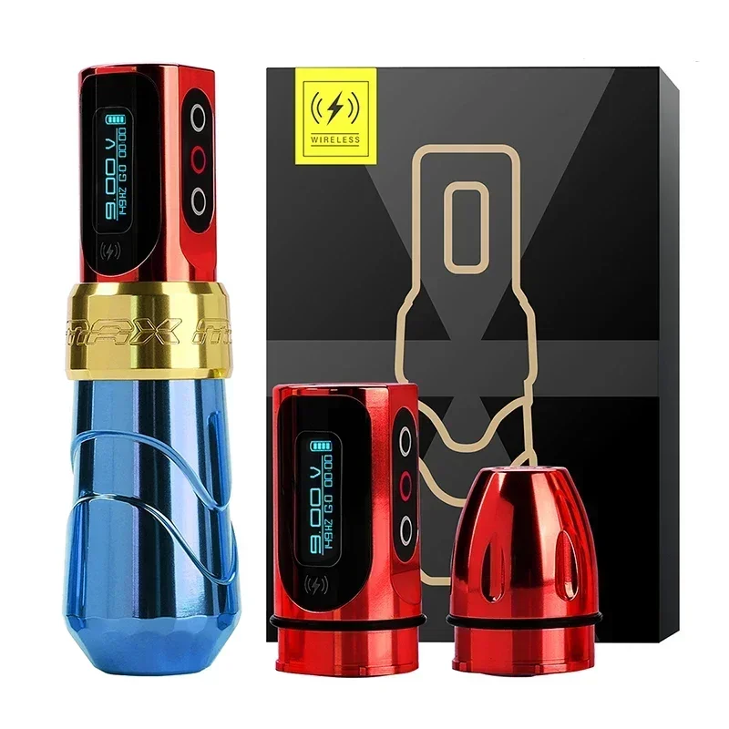 FLUX MAX Профессиональная беспроводная машина для татуировки FkIrons с цифровым