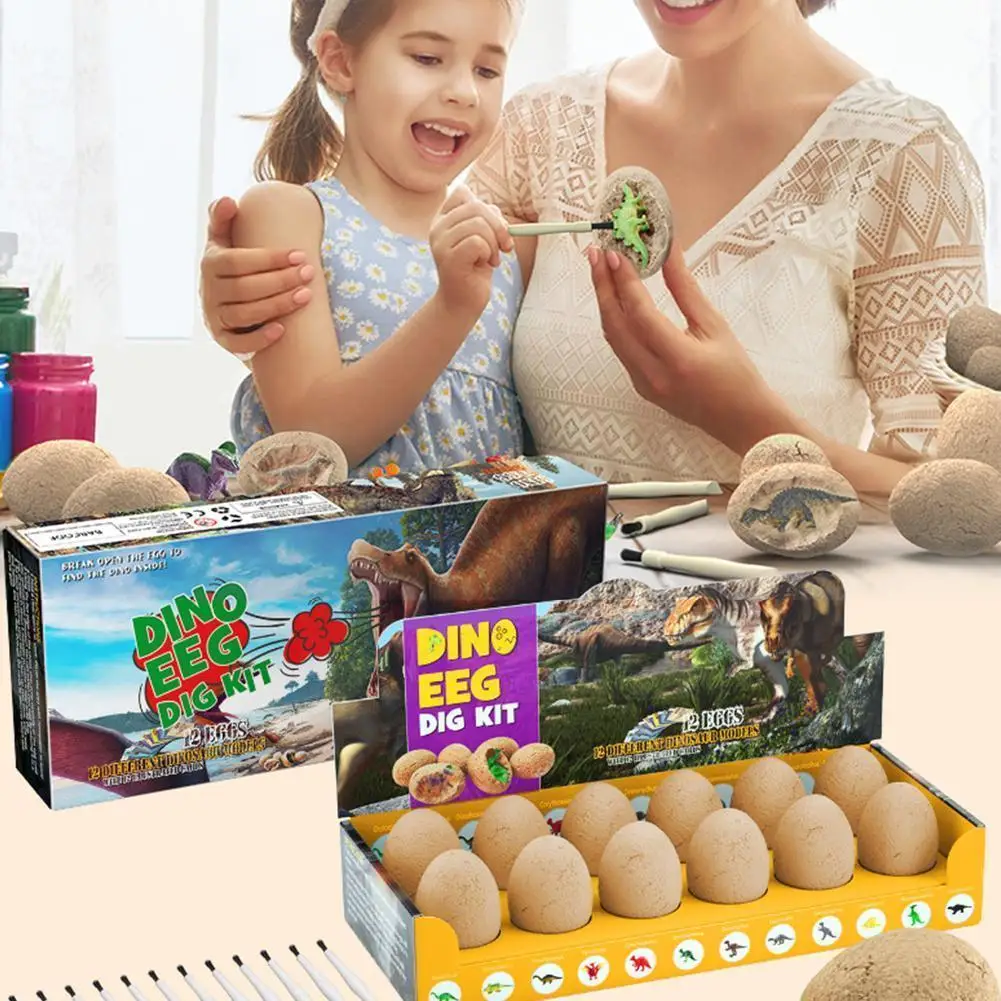 

Novelty Gadget Jurassic Period Dig Discover Dinosaur Archaeological Studies Education Eggs Engage Toy In Dino Kids P7x2