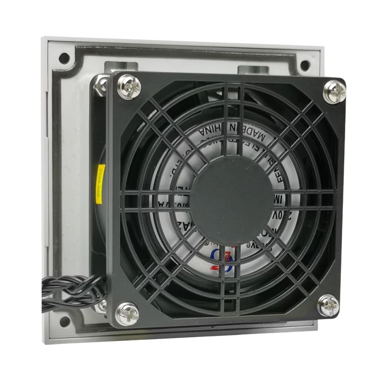Фото FK6620.230 106.5x106.5мм AC230V 0.06A Вентиляционное окно для шкафа с вентилятором, фильтрующей сеткой и железной сеткой, полный комплект №1
