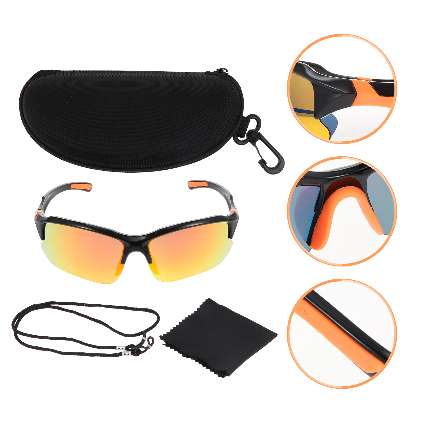 

Sunglasses Glasses Frameless Party Style Retro Eyeglasses Cycling Bicycling Sunglass Novelty Tropical Cycling sunglasses