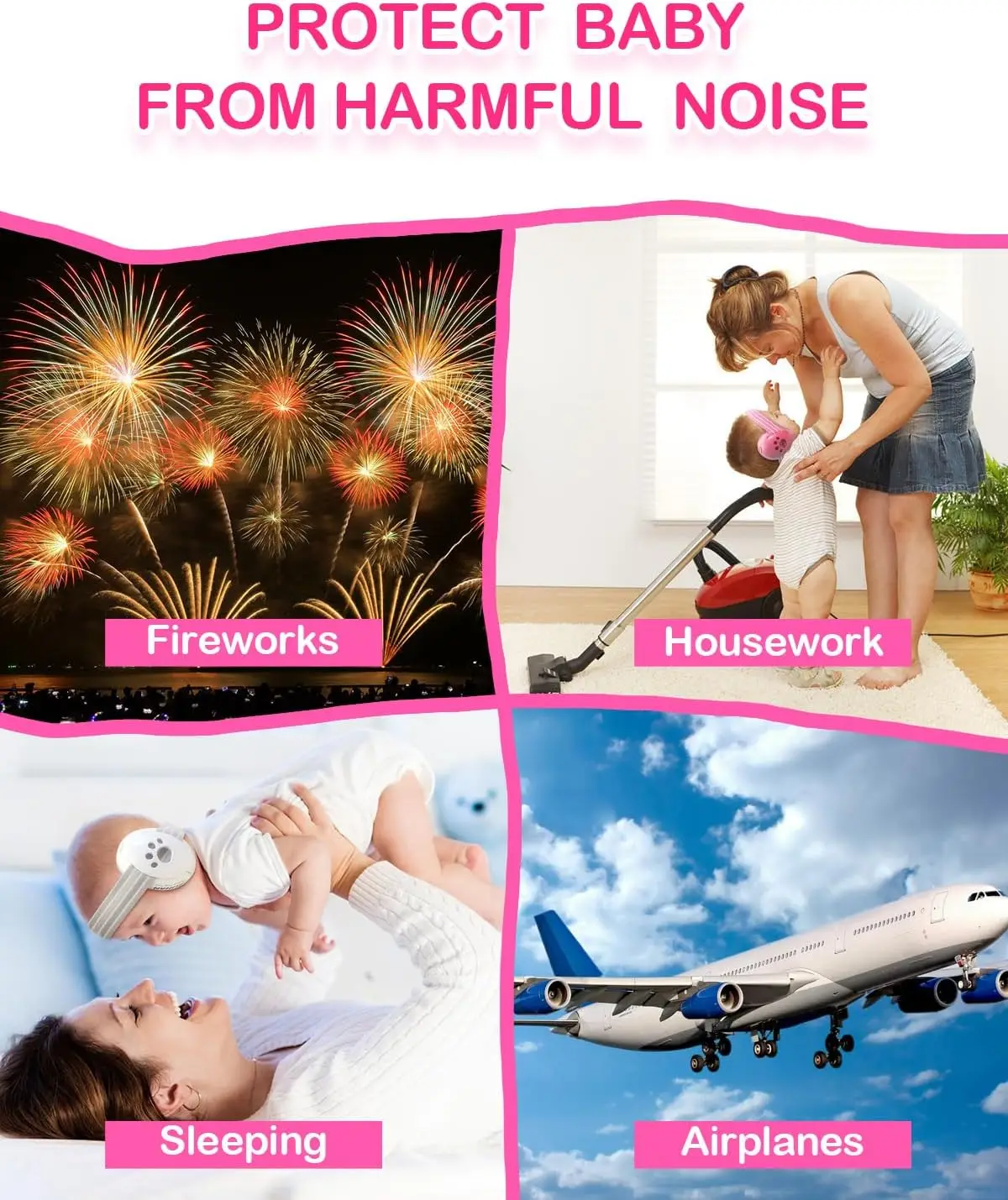 Детские наушники ZOHAN с шумоподавлением и защитой ушей