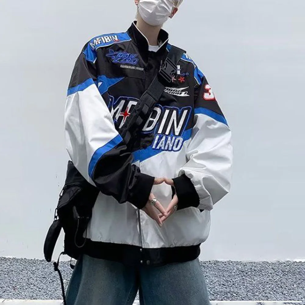 Повседневный гоночный костюм American Street в стиле хип-хоп Мужская мотоциклетная