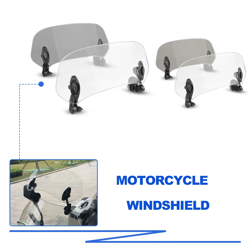 

Универсальный Регулируемый ветровой экран для Мотоцикла BMW, Kawasaki, Ducati, Honda, спойлер на лобовое стекло, дефлектор воздуха