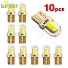 t10 w5w 10 шт. светодиодный W5W T10 194 168 W5W удара 8smd светодиодный Парковка лампы Авто Клин габаритный фонарь Canbus кремнезема яркий белый лицензии Лампочки