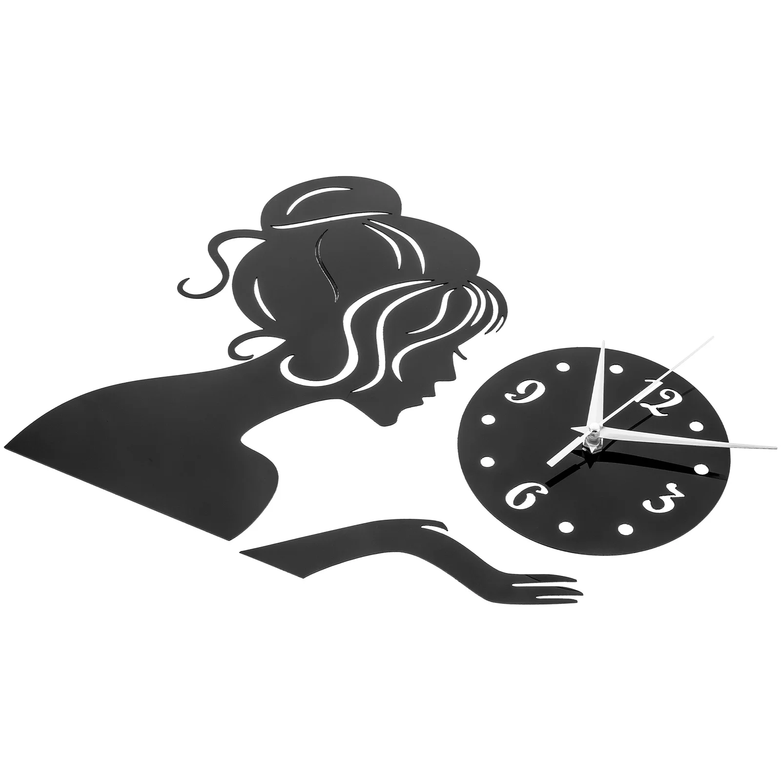 

Clock Metal Wall Clock Decor Wall Clock For Living Room Decor Wall Sticker Modern Wall Decor Wall Ornament for Friends