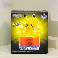pokemon series pet glowing doll gangar pikachu charizard super dream meow meow blind box figure car desktop ornament randomly
