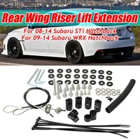 new car rear roof trunk wing spoiler riser lift extension tail wing lift bracket kit for subaru wrx sti hatchback 2008 2014