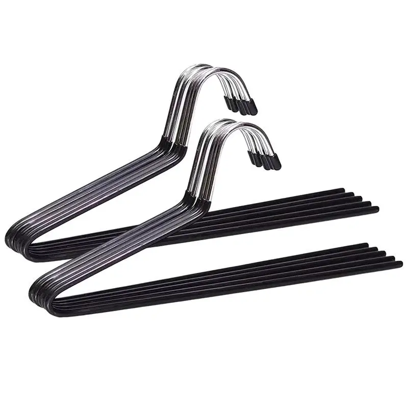 Прочные и долговечные металлические вешалки 10 шт. джинсовые для шкафа тонкая