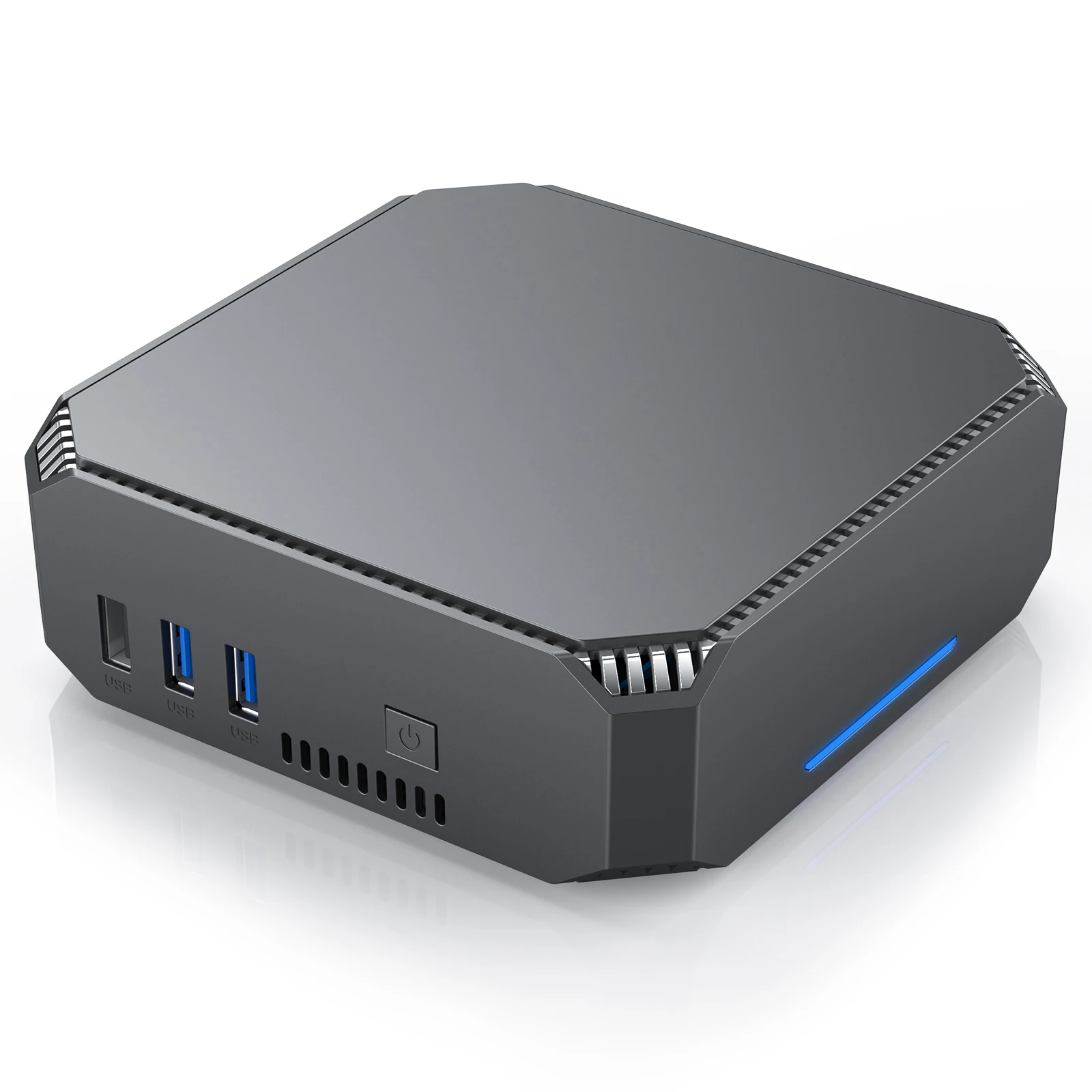 AK2 Windows 11 pro mini pc intel Celeron J3455 4GB 8GB 64GB 128GB SSD BT 4.2 Dual Band Wifi Mini Gamer computador