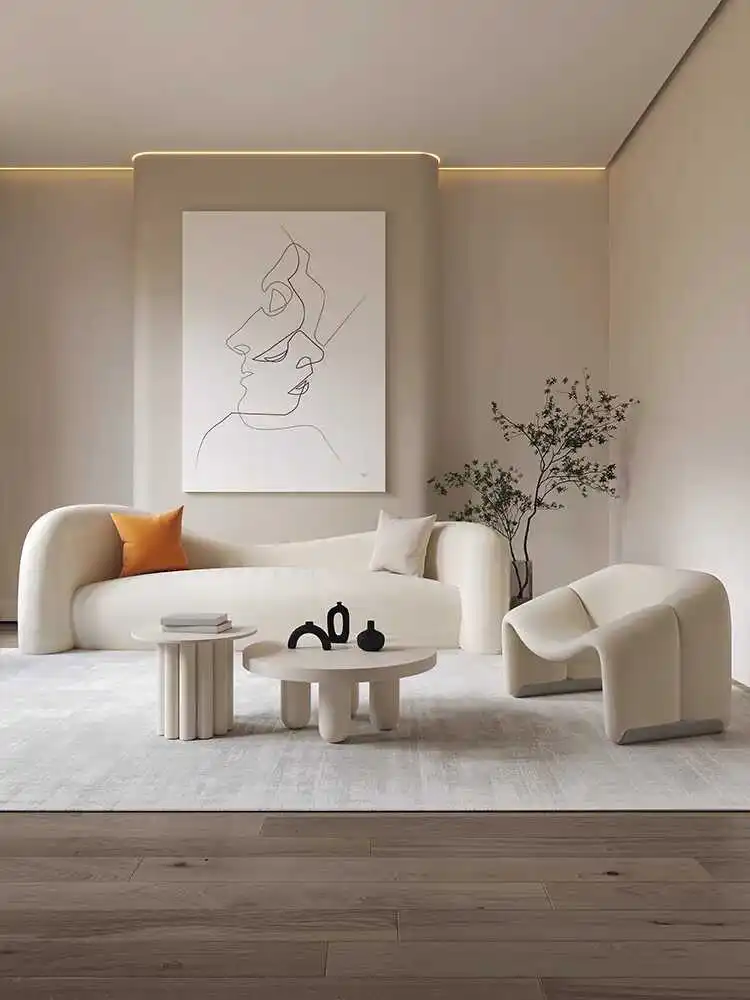 Одиночный повседневный диван-кресло Smile минималистичный стул для чтения книг