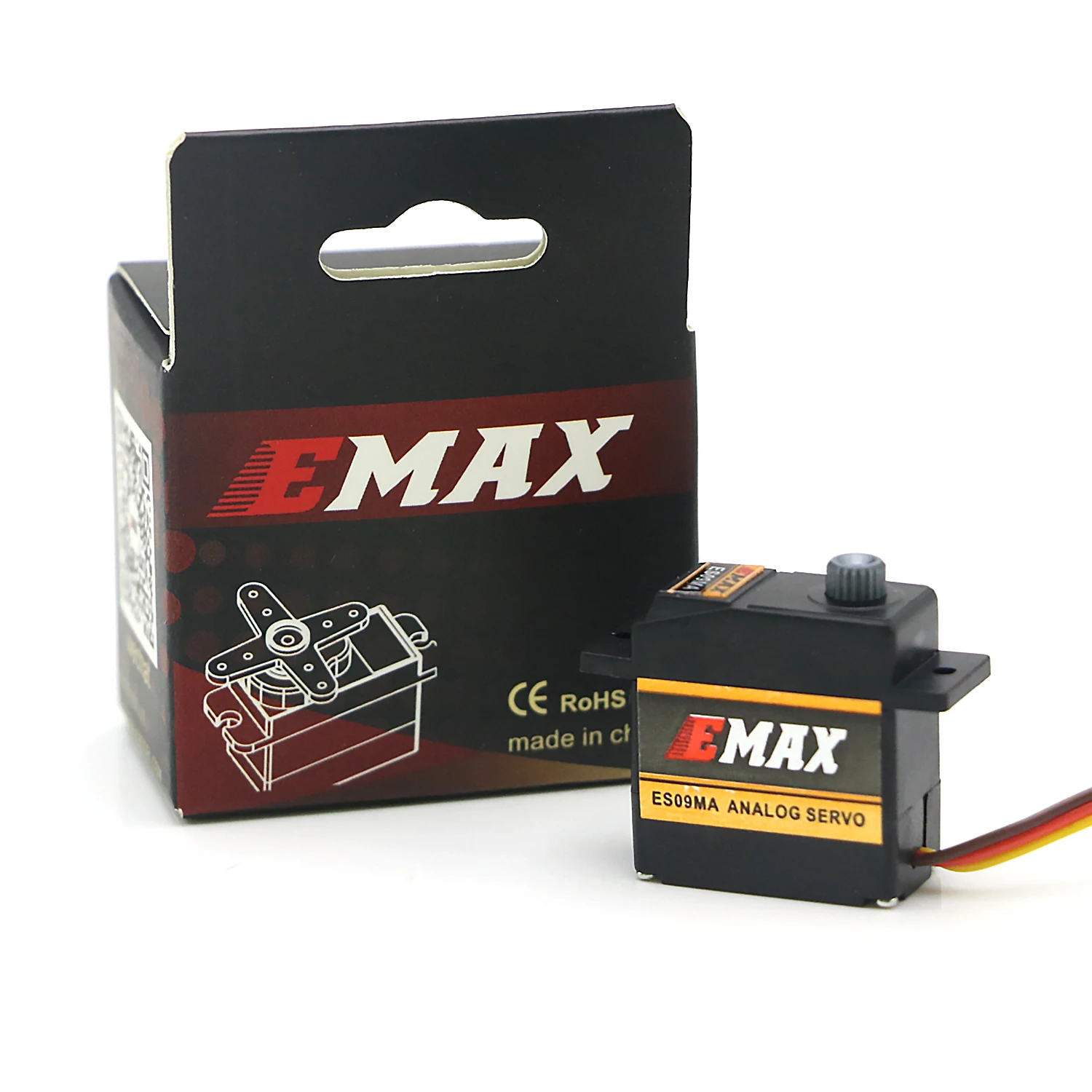 

EMAX ES09MA Metal Digital Servo Dual-Bearing Specific Swash For Trex 450 RC Helicopters