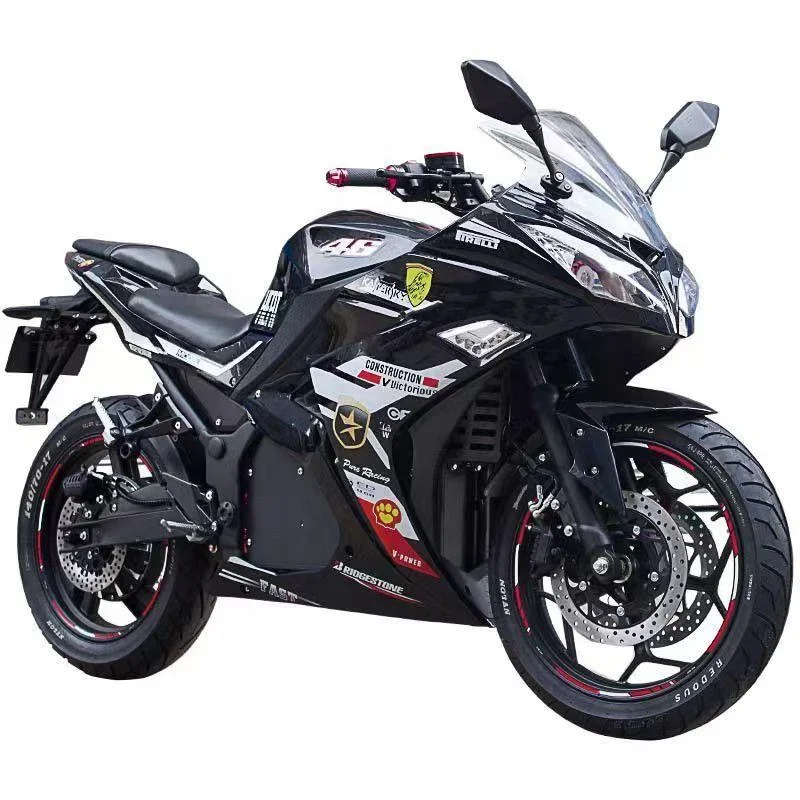 2021 высокомощный Электрический мотоцикл для взрослых 5000 Вт 72 в быстрее