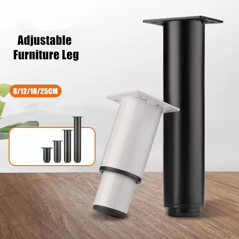 

4pcs Furniture Legs Adjustable Metal Sofa Cabinet Bed Foot for Kitchen Cabinet Table Furniture Legs Home Improvement Hardware