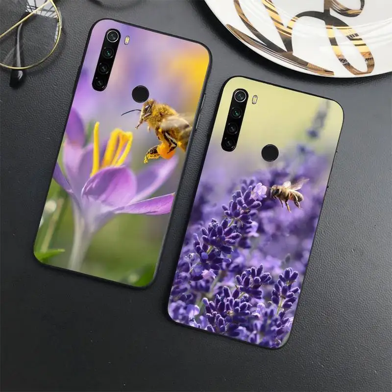 

Honeycomb Honey Bee pattern Phone Case For Xiaomi Redmi note 7 8 9 11 t s 10 A pro lite funda shell coque cover