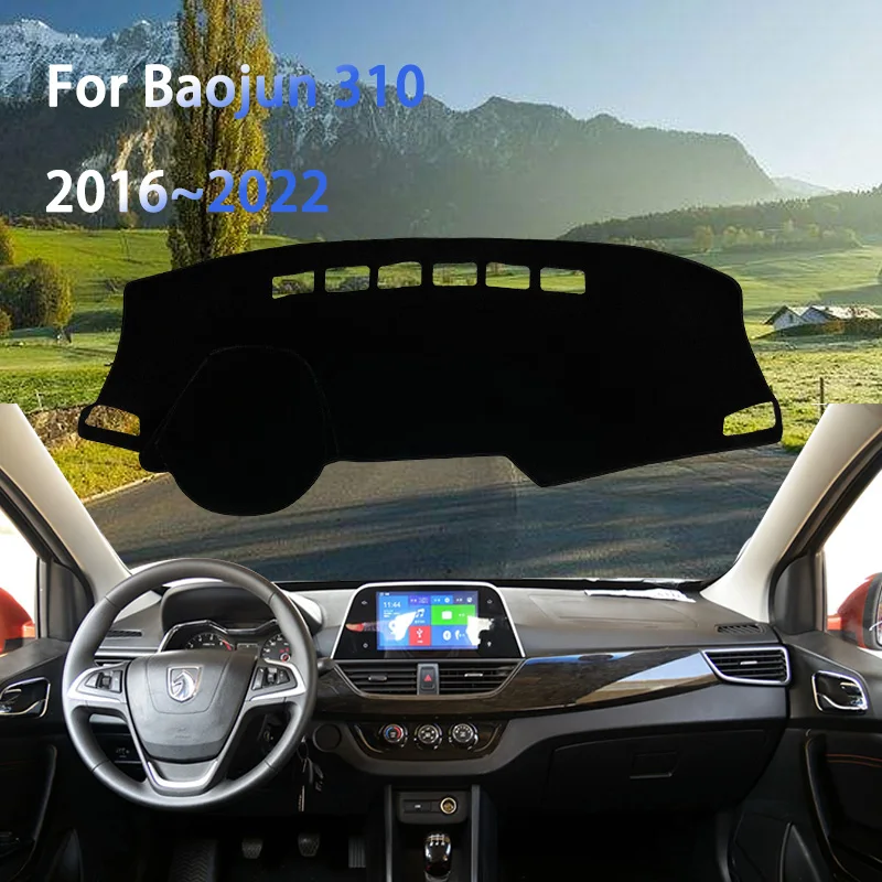 

For Baojun 310 2016~2022 2017 2018 2019 Dashboard Pad Cover Dustproof Sun-shading Non-slip Protector Sunshade Interior Mouldings