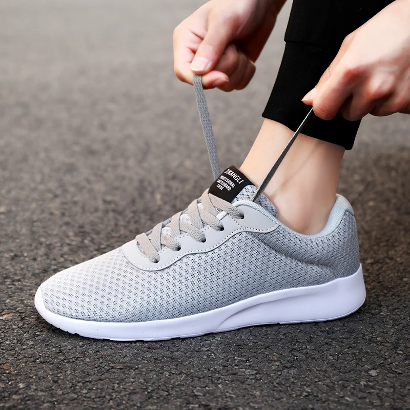 Sneakers Men's Casual Shoes Lace-Up Walking Shoes Women's Breathable Mesh Breathable Tennis Lightweight Unisex Sneakers