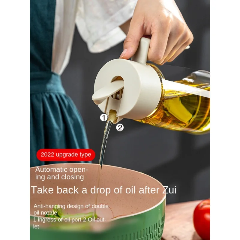 

Стеклянная масляная бутылка, бытовое устройство, герметичная автоматическая открытие и закрытие соевого соуса и уксуса