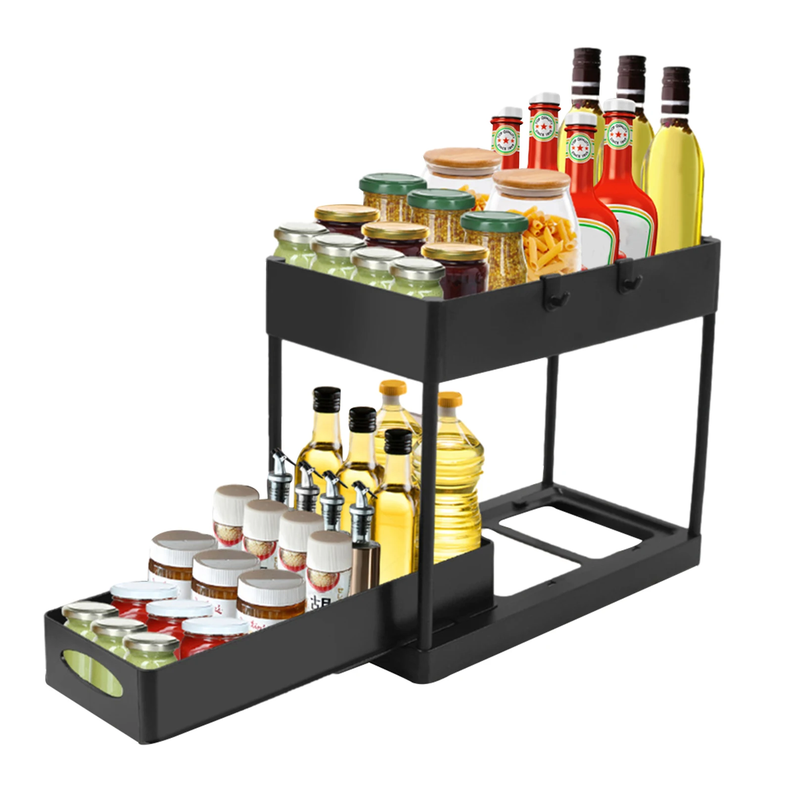 

Выдвижной ящик под раковину, многофункциональная столешница, выдвижной Органайзер, шкаф, корзины для хранения для кухни, ванной, офиса