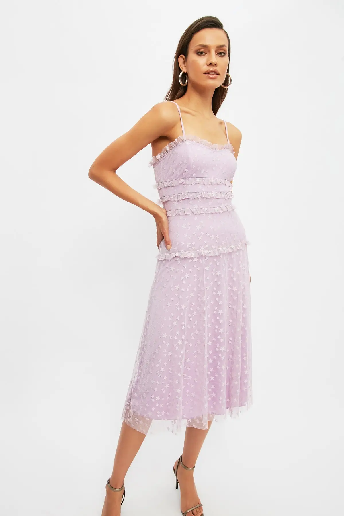 

Trendyol Ruffle Detail Dress TPRSS21EL3792