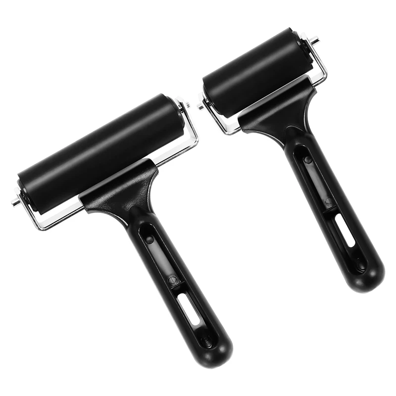 Резиновый валик набор из 2 (6 и 10 см) чернильный идеально подходящий для печати