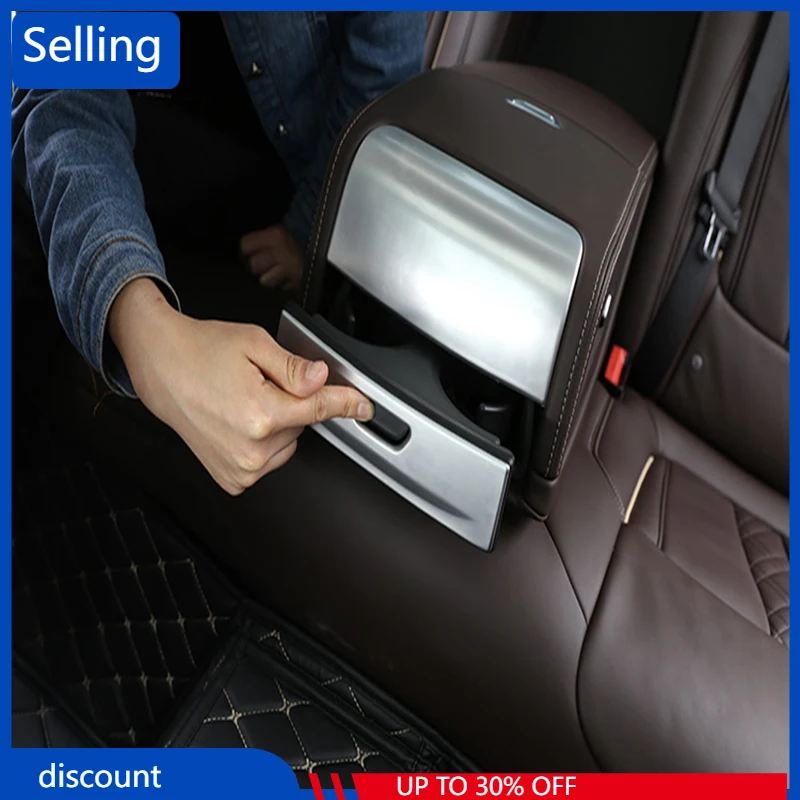 

Для BMW 5 серии G30 528li 530li 2018-2020 Автомобильный интерьер ABS задний дренажный подстаканник патч Декоративный чехол отделка Аксессуары d