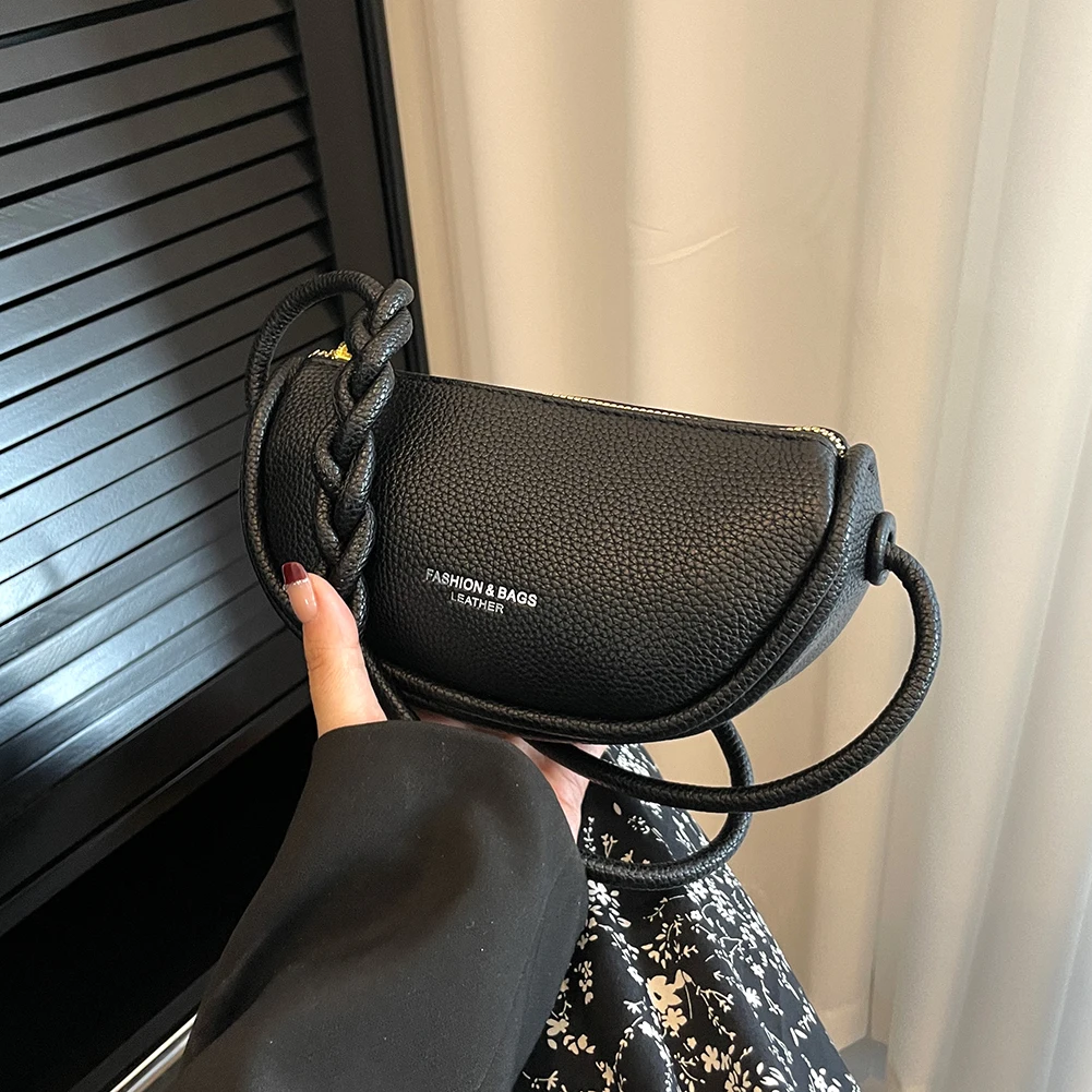 

Модный кожаный мини-кошелек на молнии под руку, легкий Водонепроницаемый тоут, клатч, маленькие женские сумки на плечо