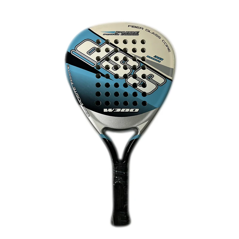 

Tailings Polychrome Padel Tennis Rackets 24-38mm Thickness Pala Beach Paddle Racquets Carbon Fiber Soft EVA Face No Package Bag